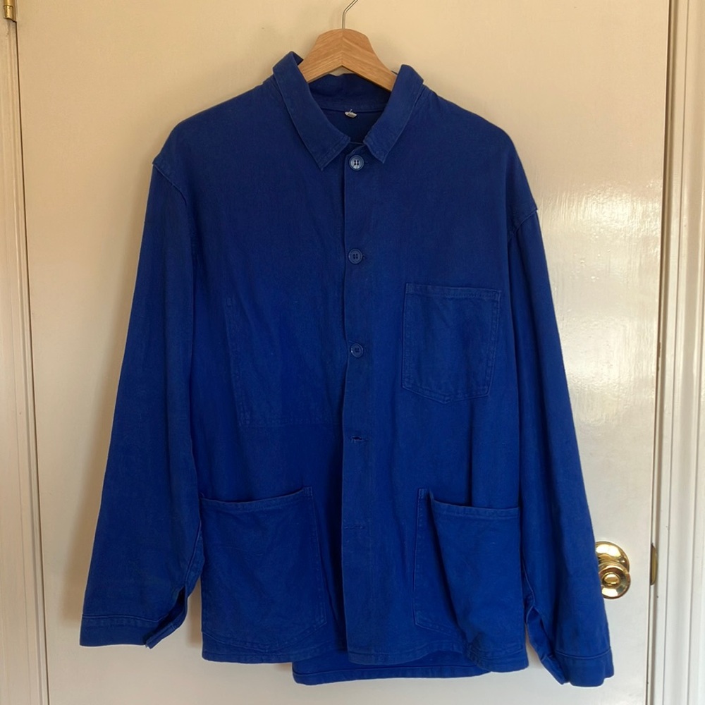 French Indigo Dyed Chore Coat